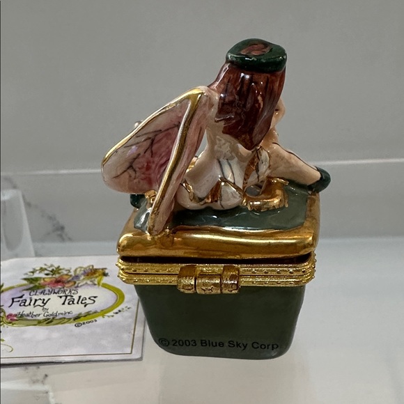 Clay works Fairy Tales 2003 Casablanca by Heather Goldminc fairy trinket box Y2K - Picture 3 of 11